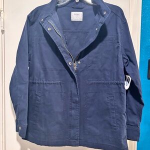Old Navy Women's Navy Utility Jacket